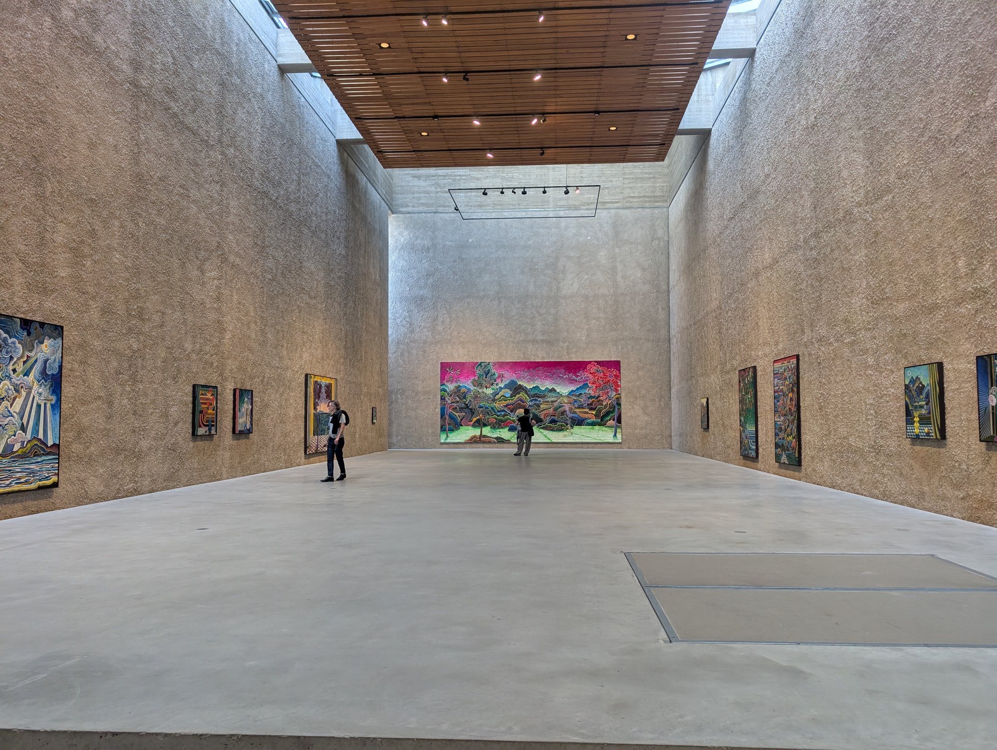 KÖNIG GALERIE, St. Agnes. The Render Plays Along